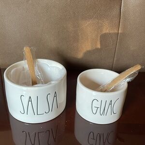 Rae Dunn Guac and Salsa Bowl Set NWT